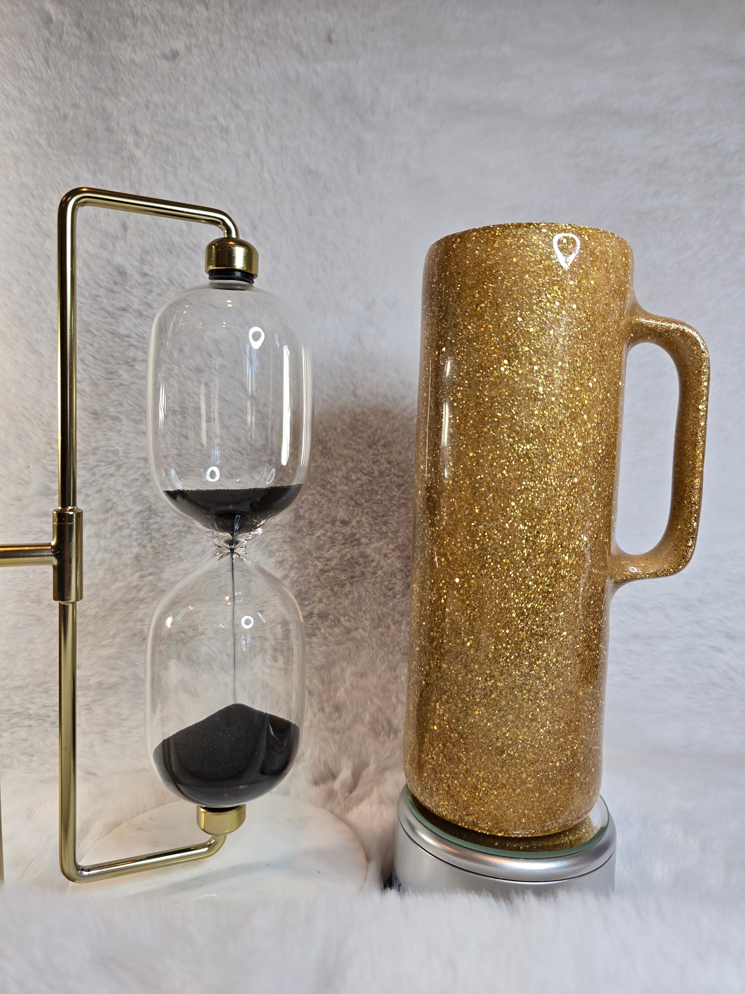 20 oz Glittered Base Tumbler