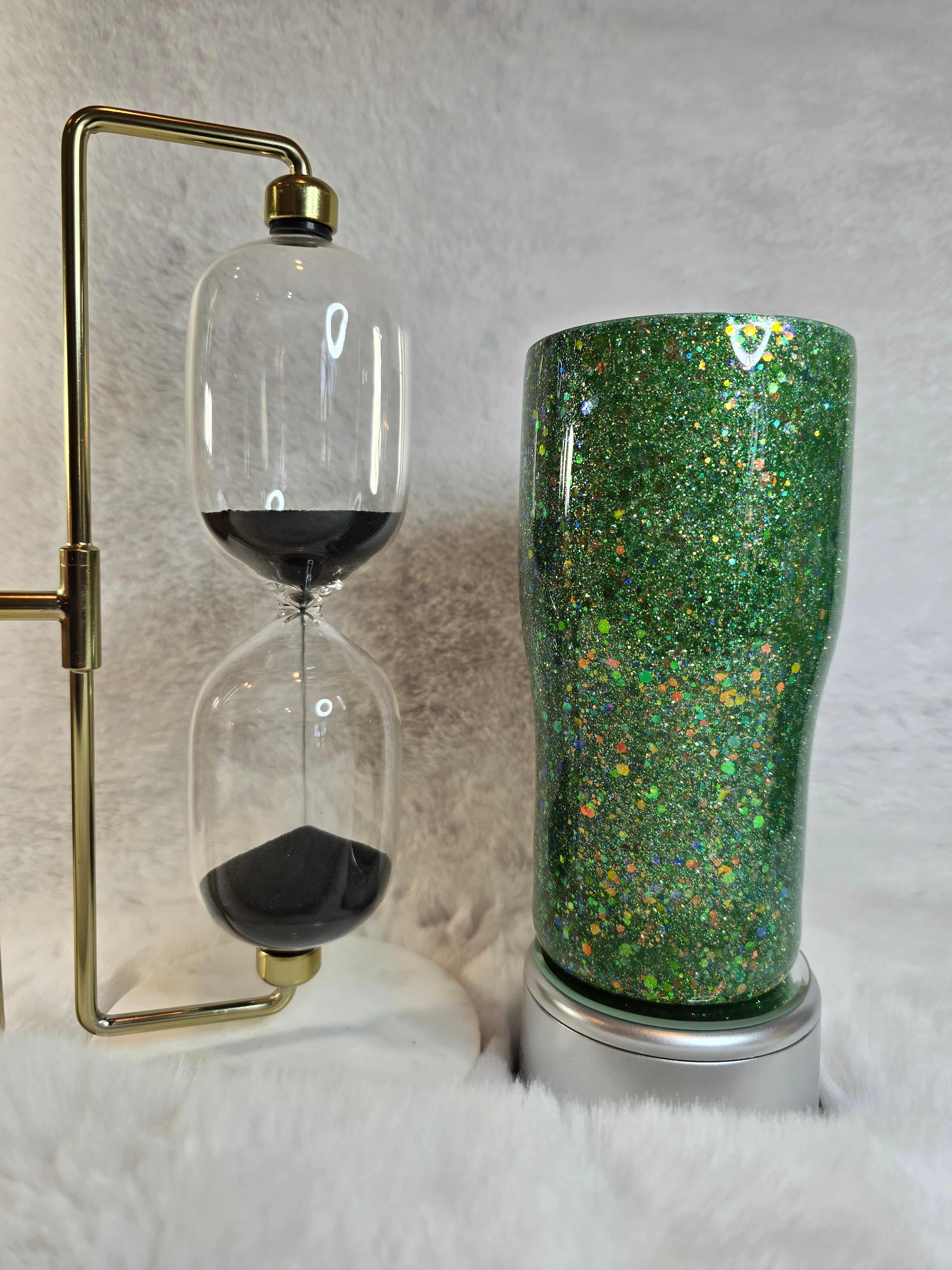 20 oz Glittered Base Tumbler
