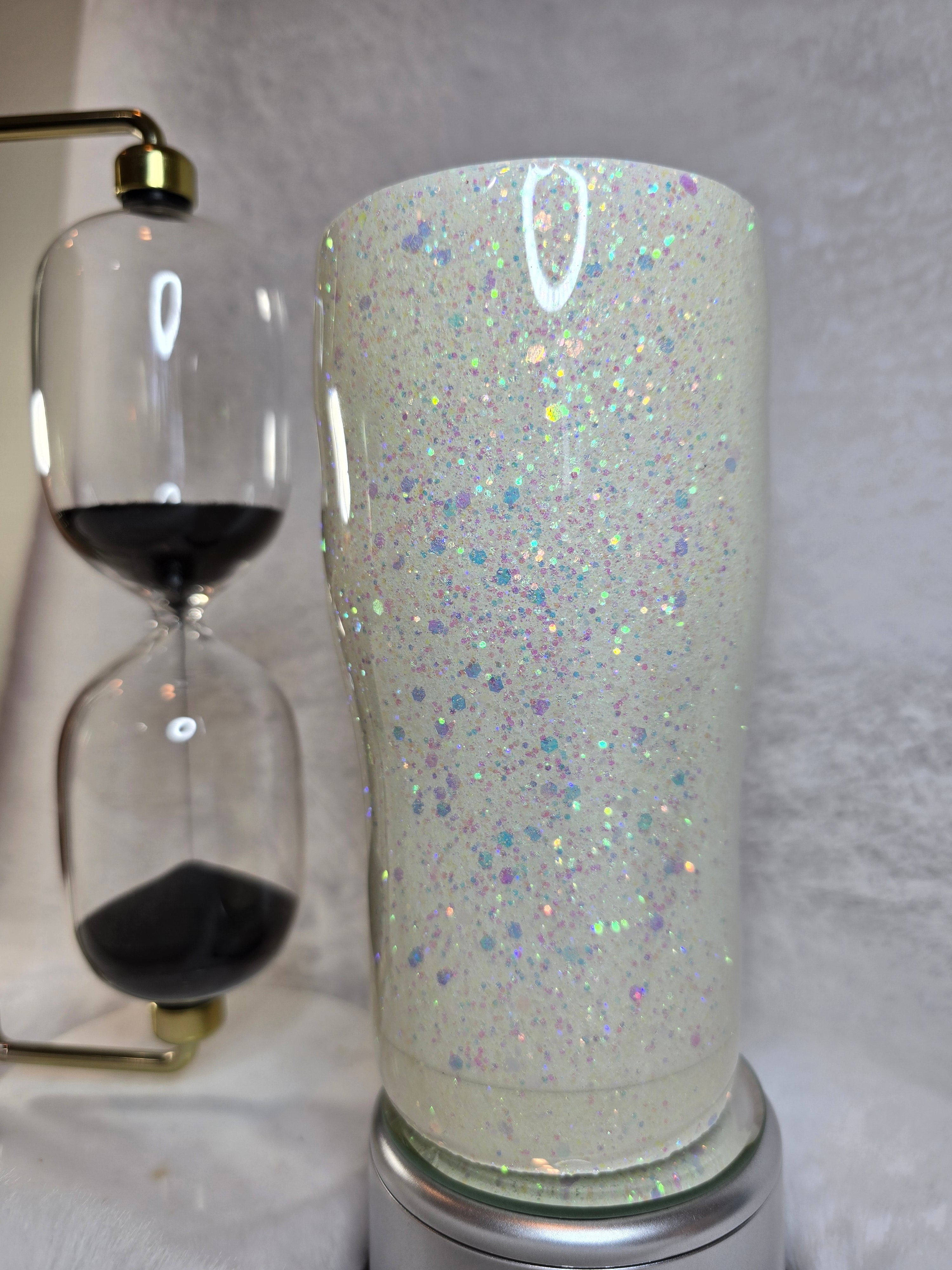 20 oz Glittered Base Tumbler