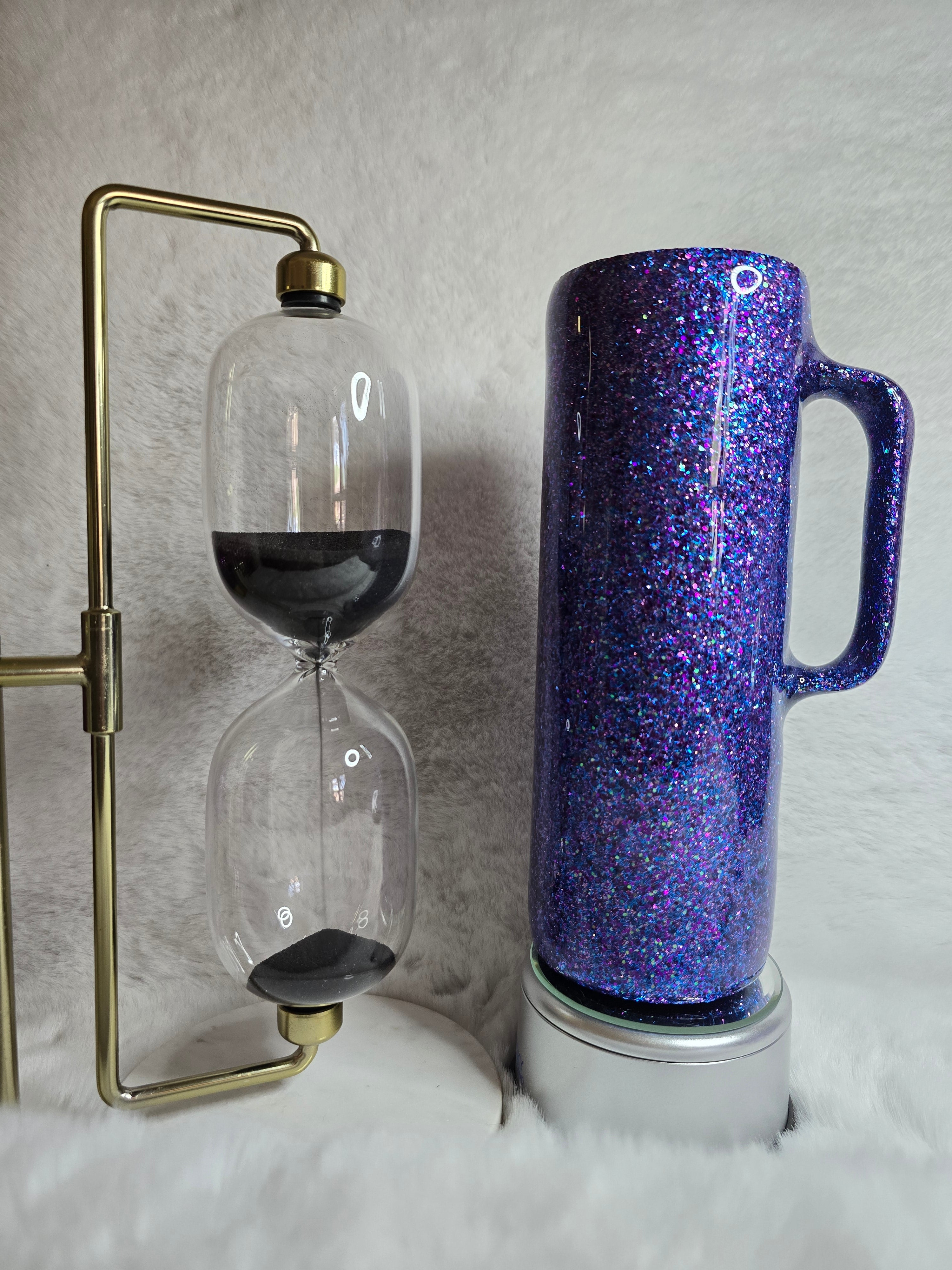 20 oz Glittered Base Tumbler