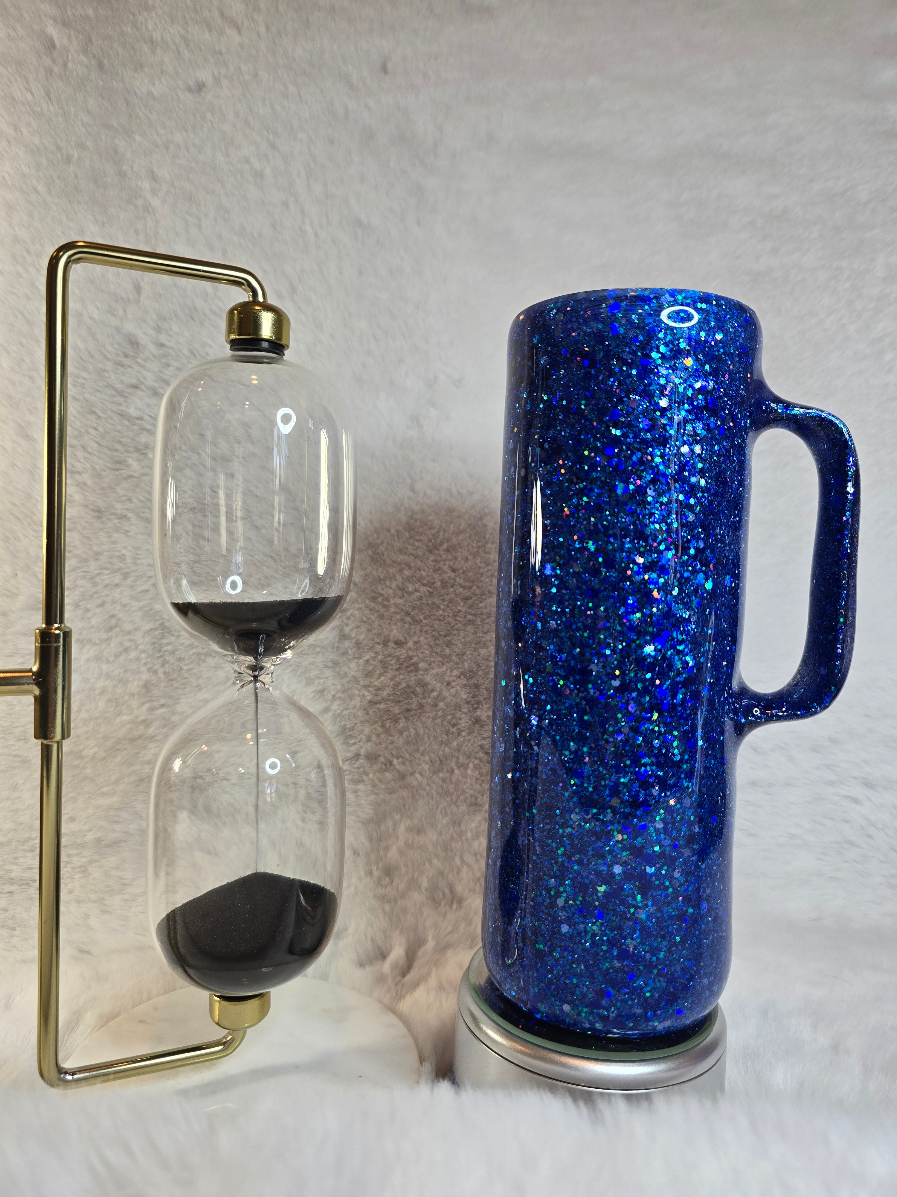 20 oz Glittered Base Tumbler