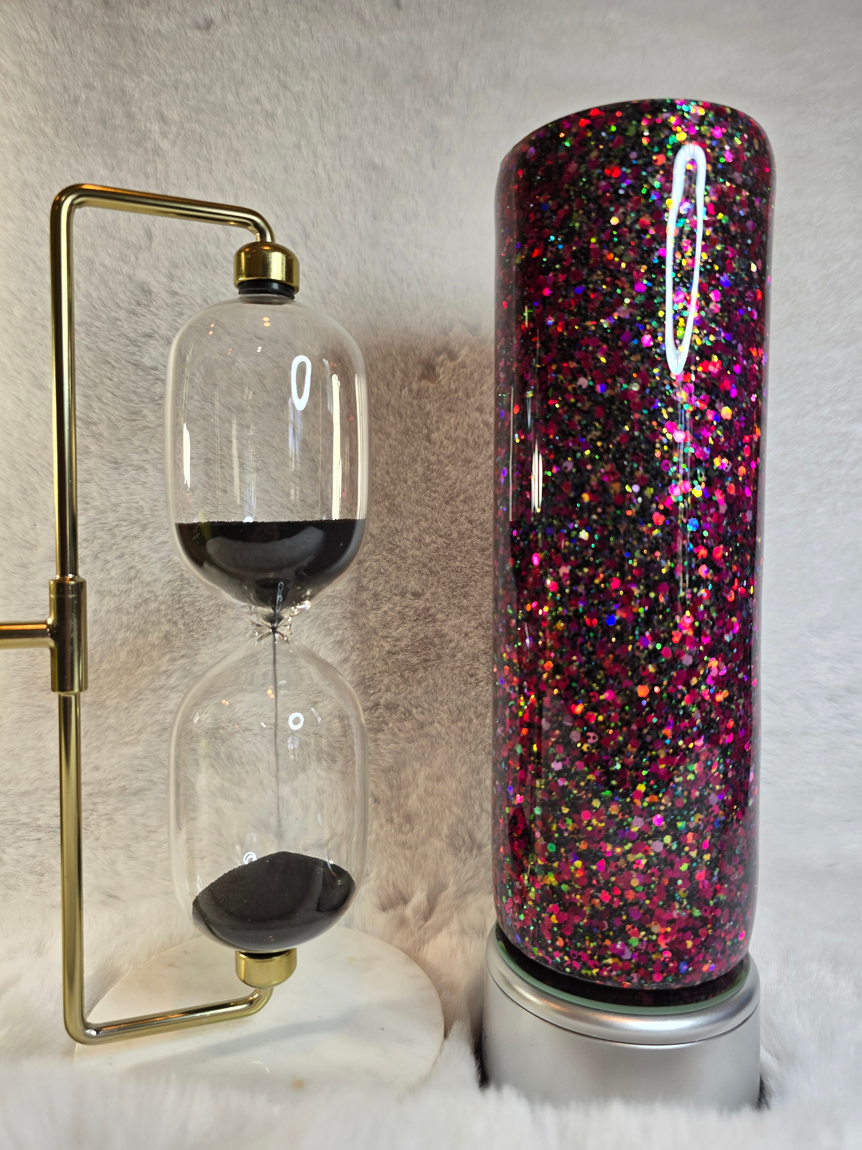 30 oz Glittered Base Tumbler