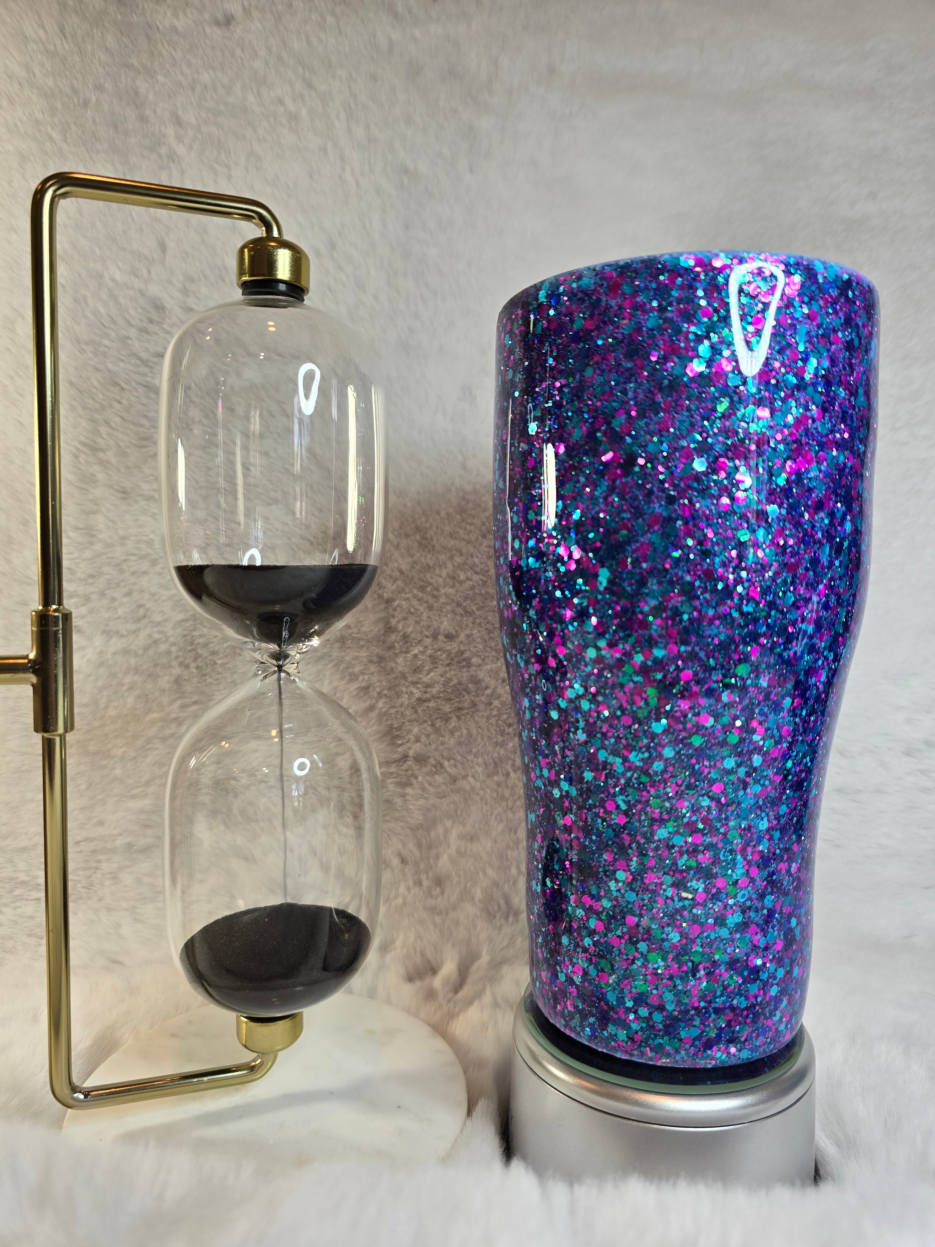 30 oz Glittered Base Tumbler