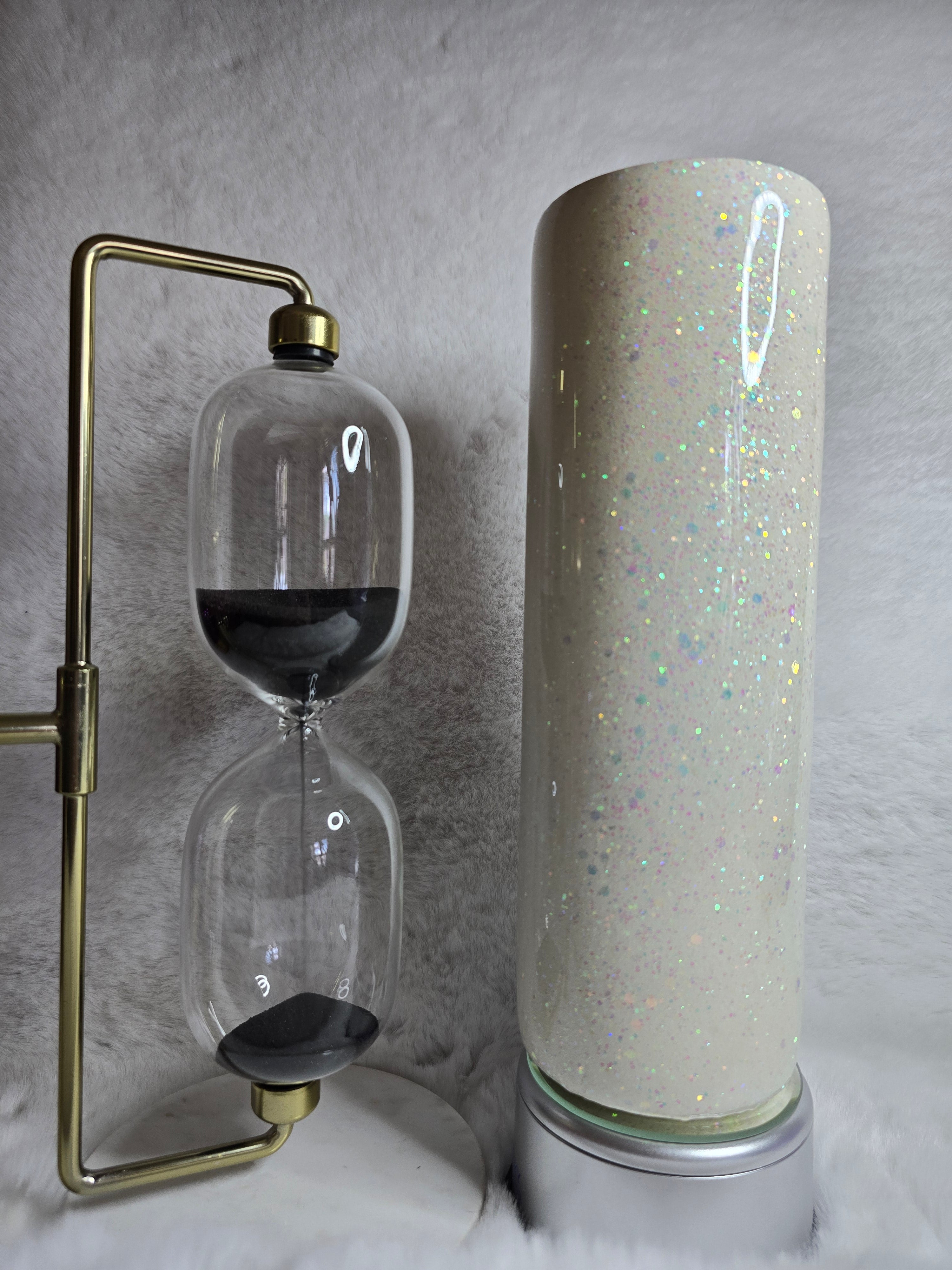 30 oz Glittered Base Tumbler