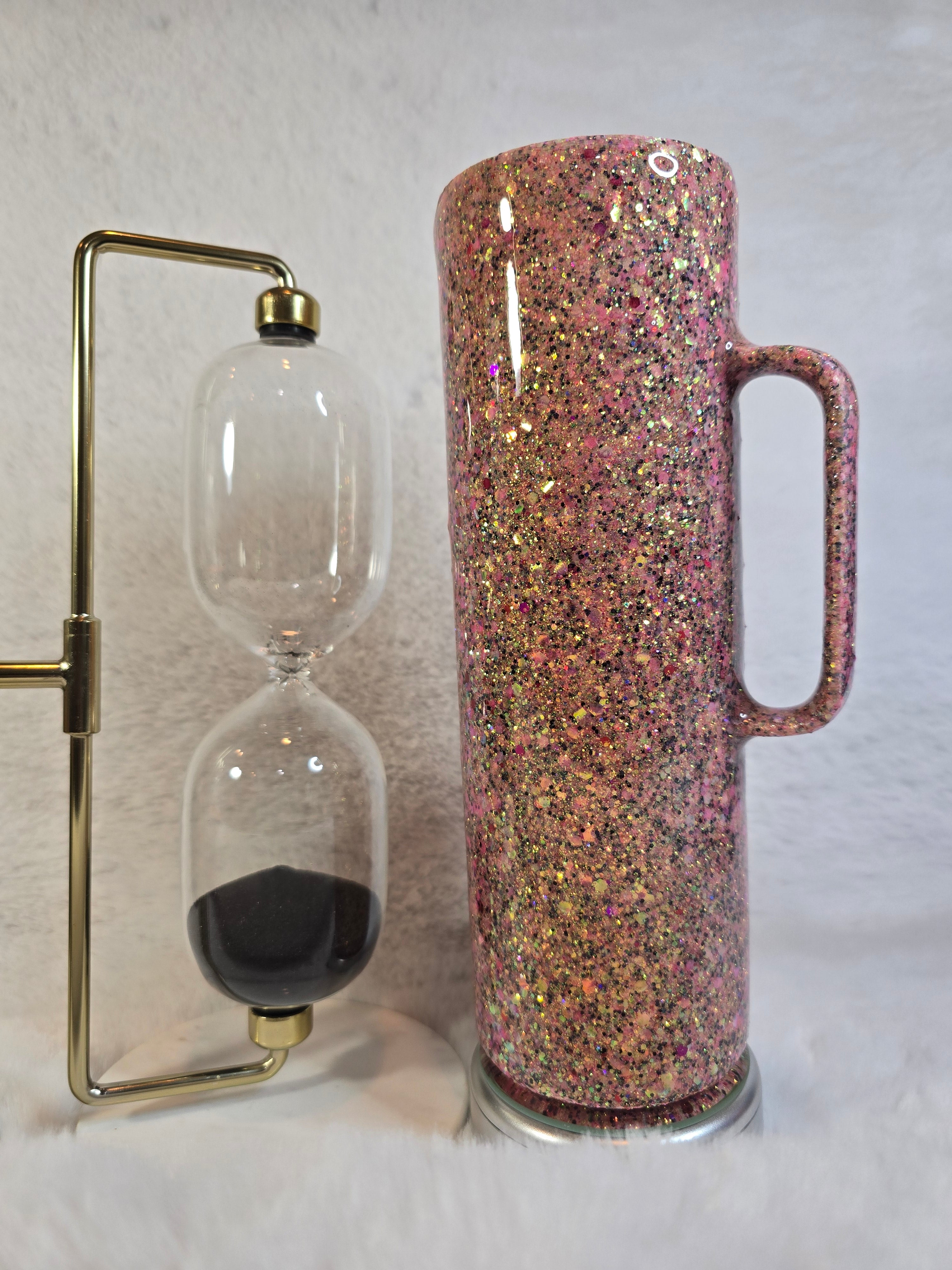 30 oz Glittered Base Tumbler