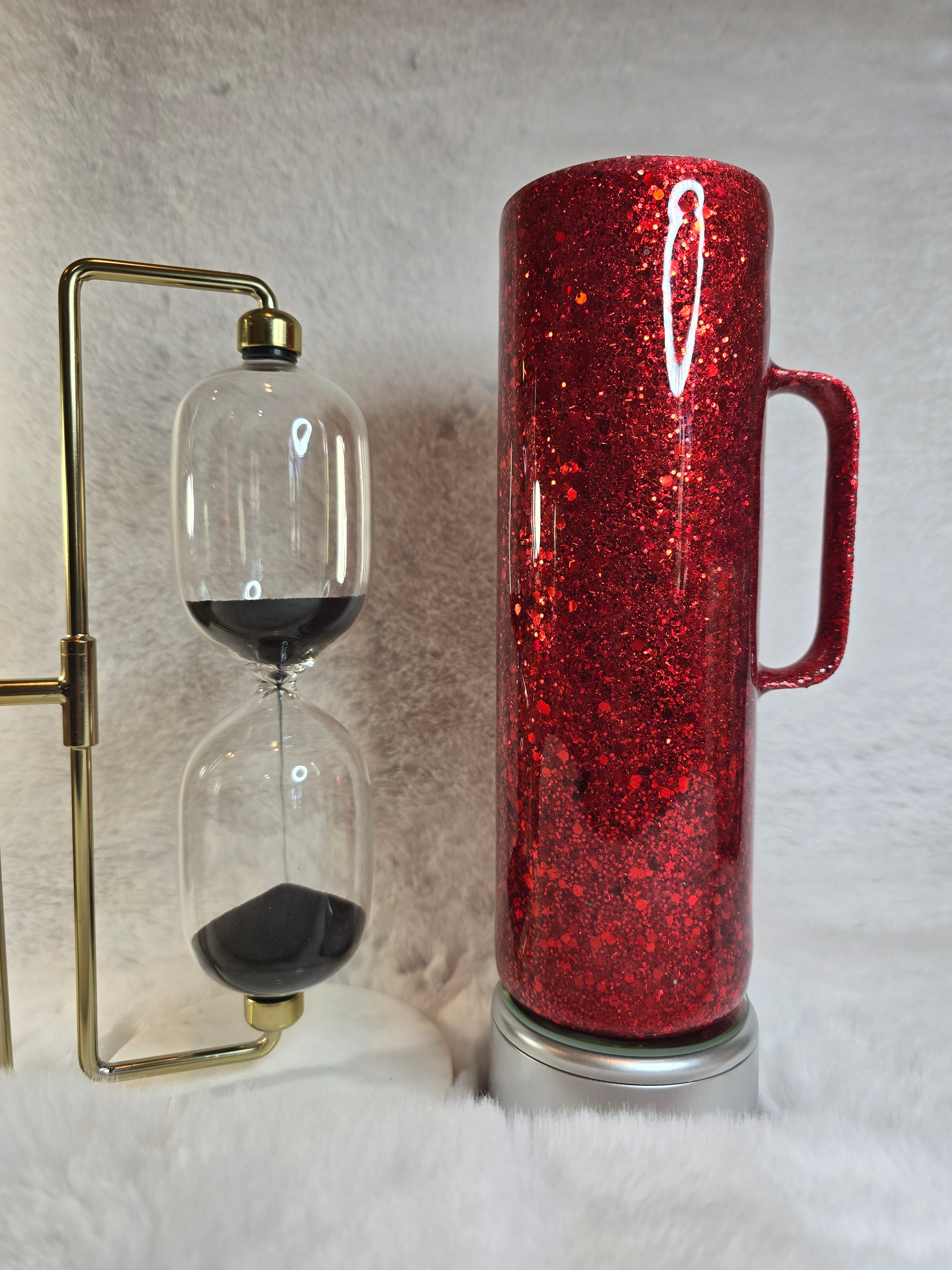 30 oz Glittered Base Tumbler