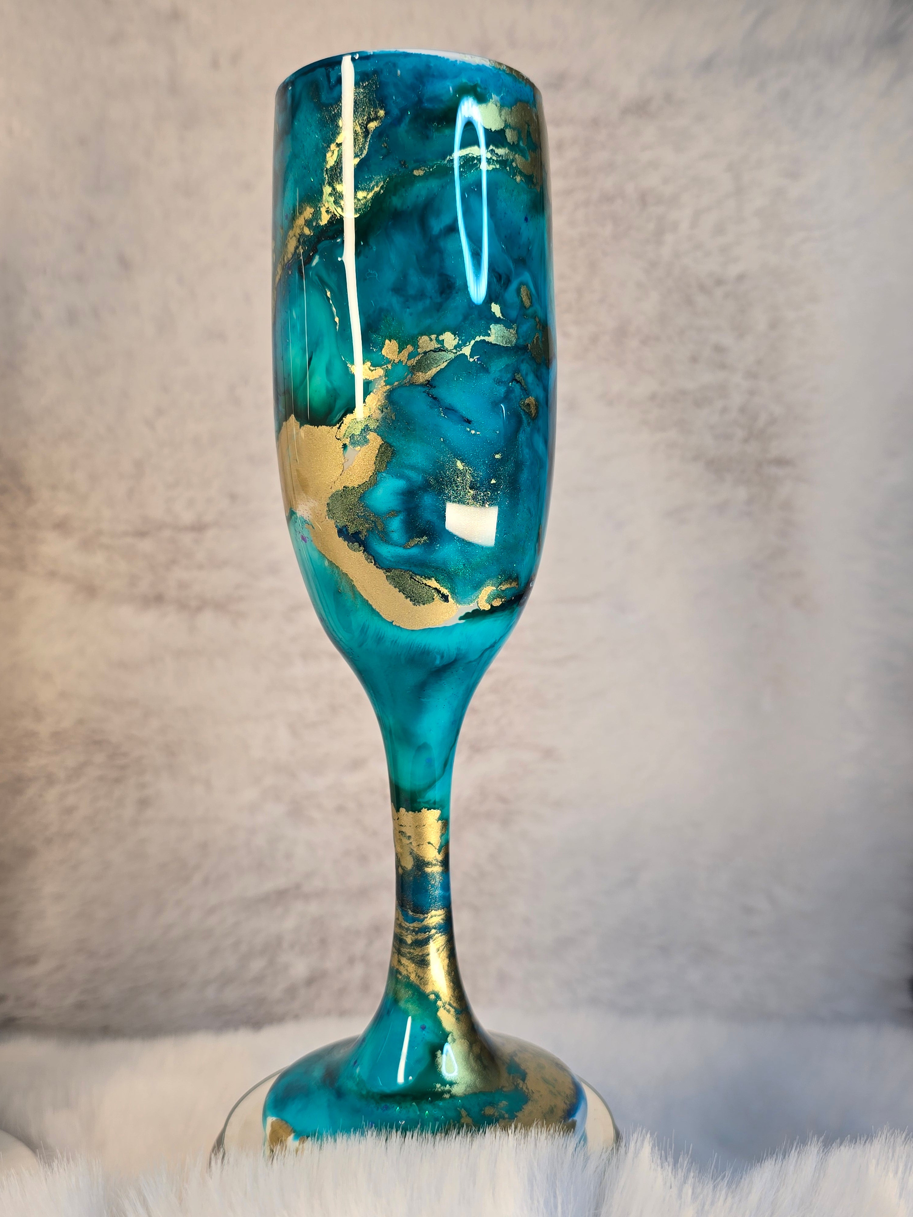 MulticolorDesign Champagne Flutes - Ready to Ship