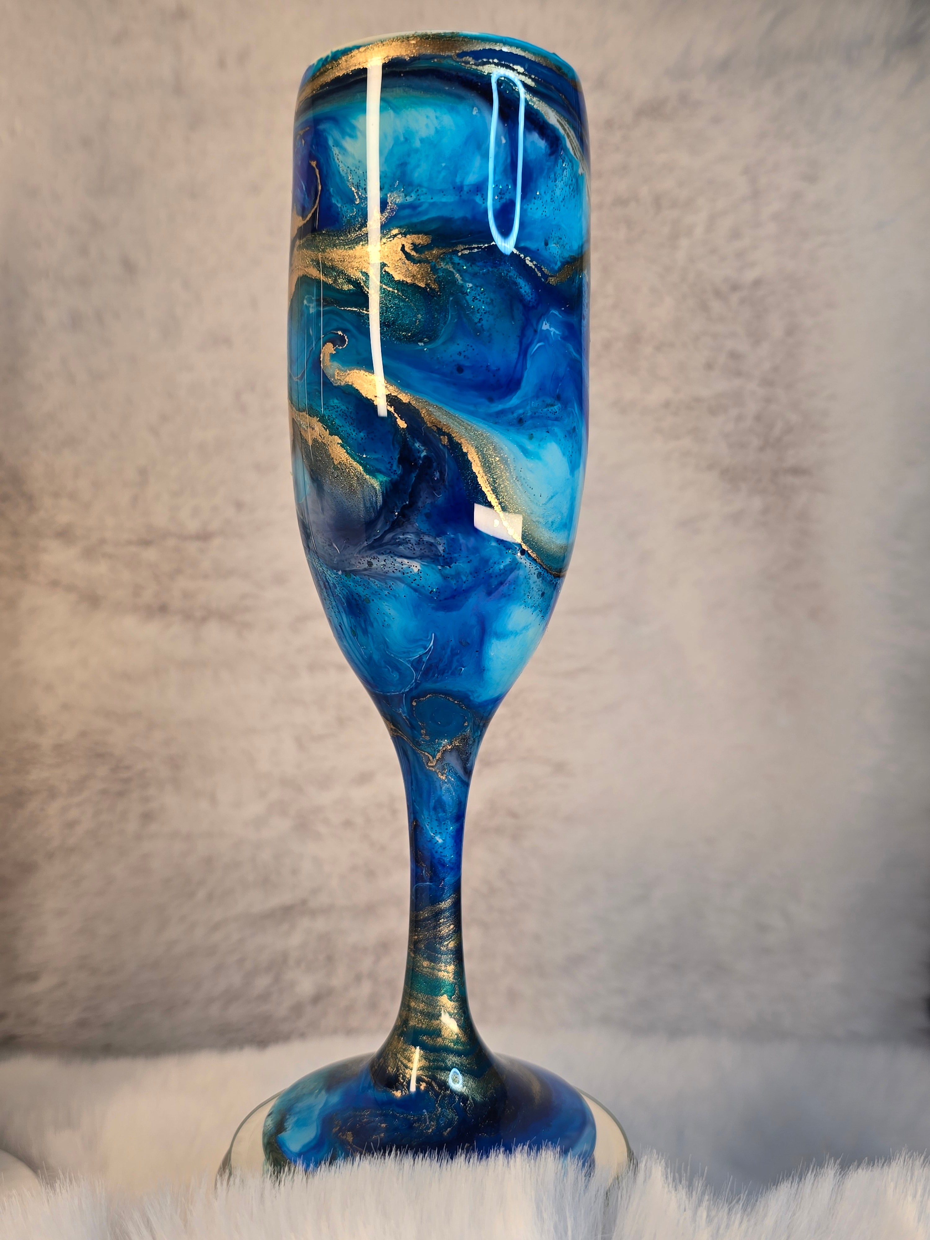 MulticolorDesign Champagne Flutes - Ready to