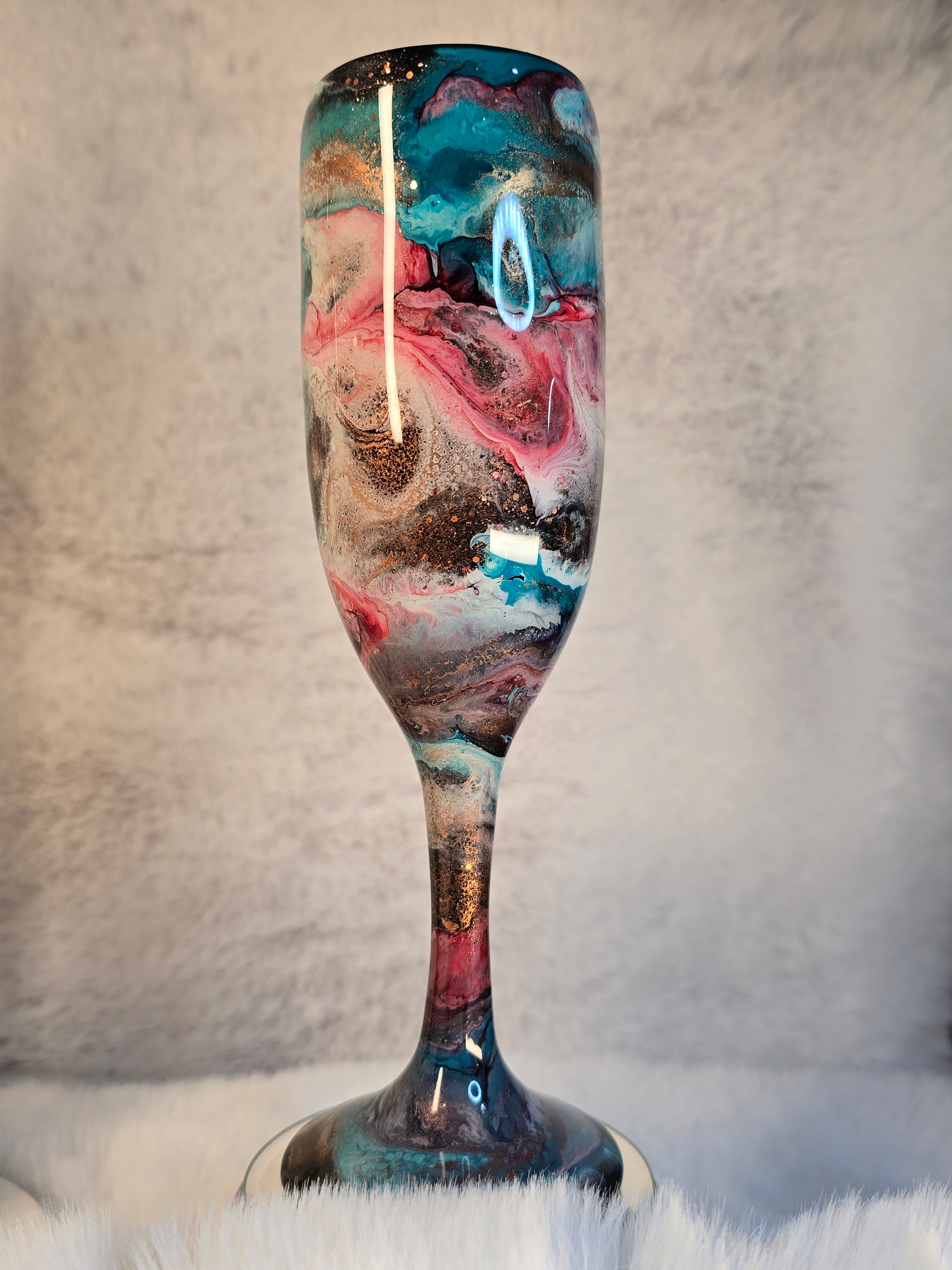 MulticolorDesign Champagne Flutes - Ready to Ship
