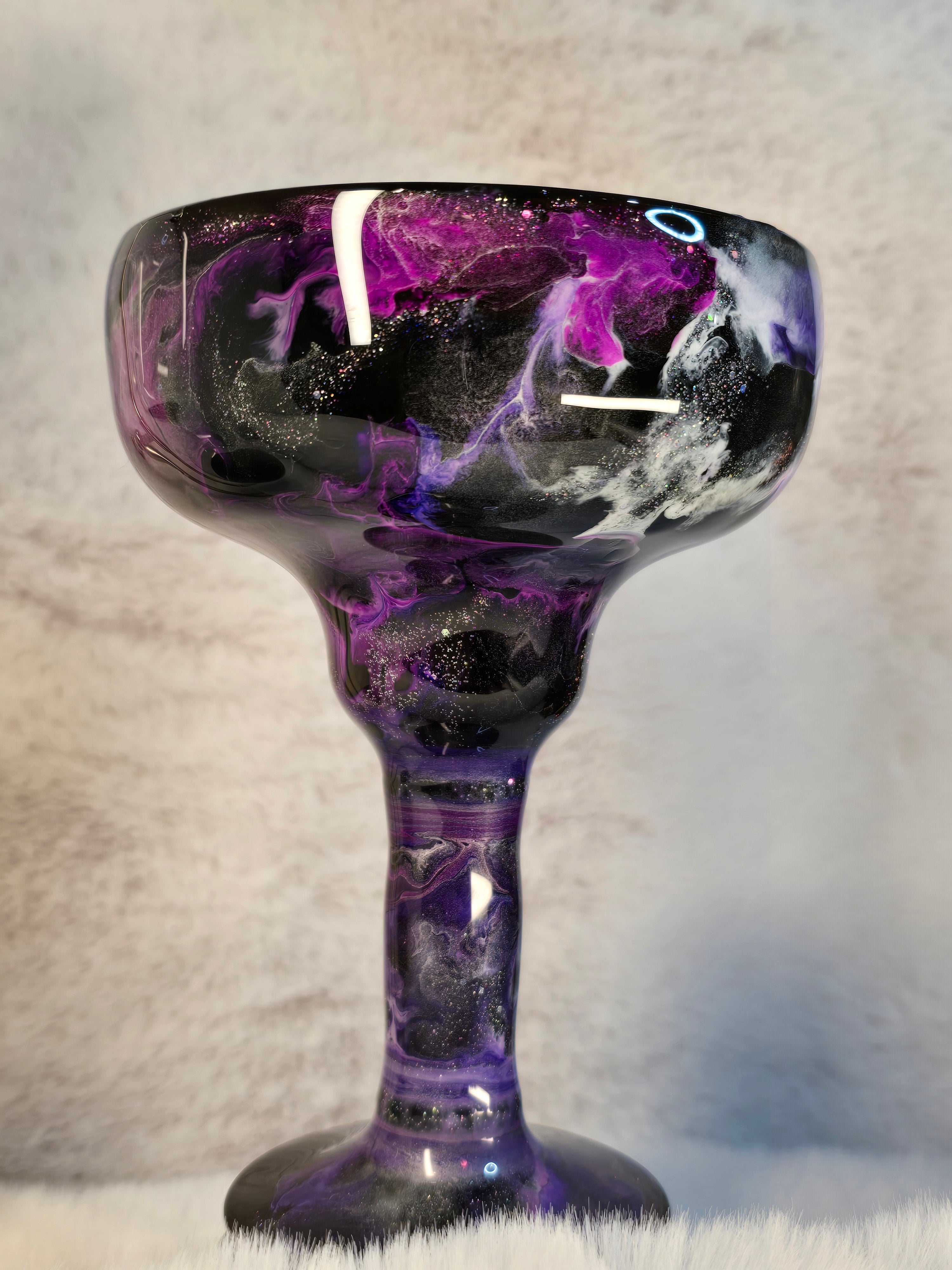 Multicolor Design Margarita Glass - Ready to Ship