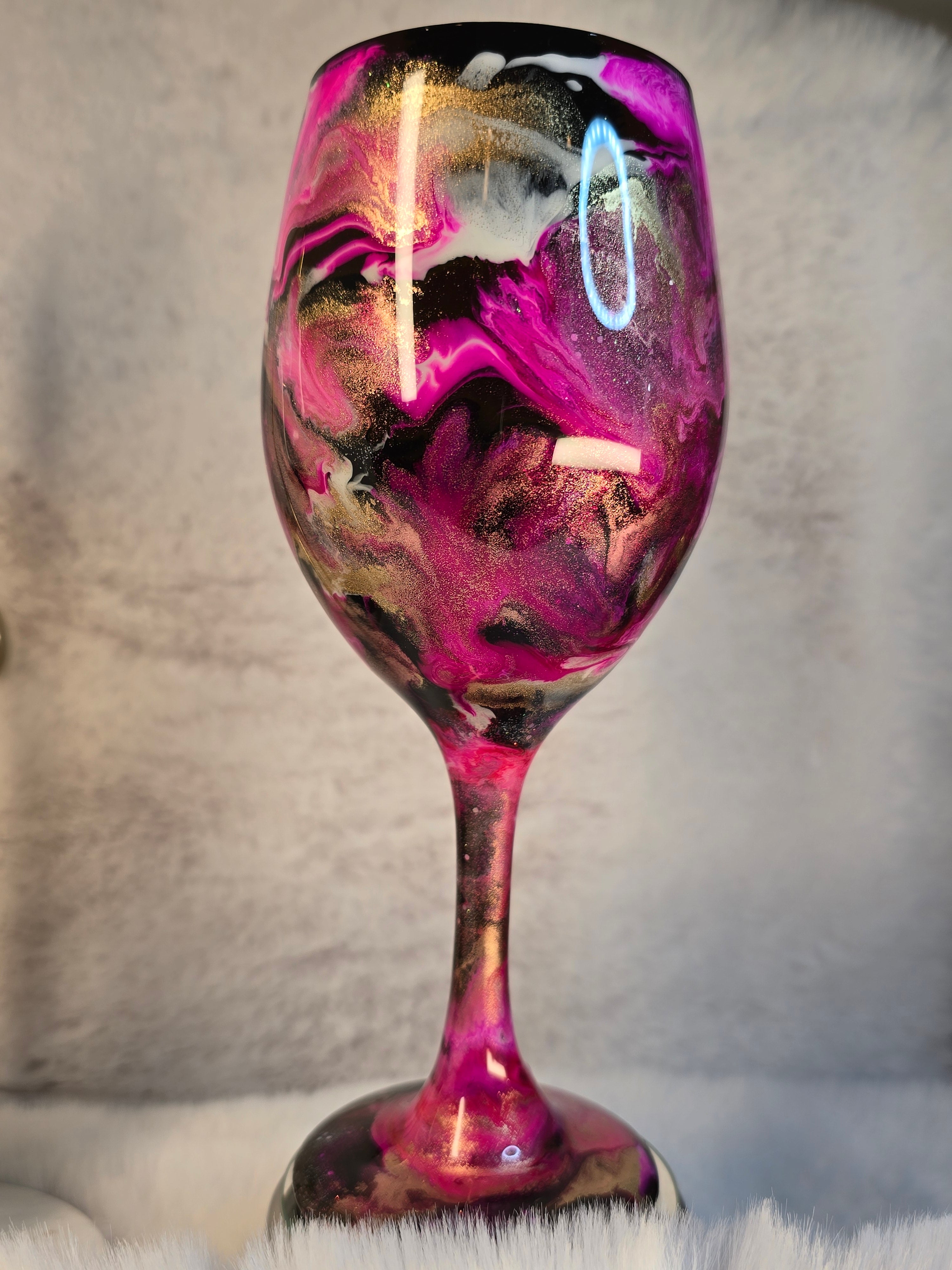 Multicolor Design Wine Glass - Ready to ship