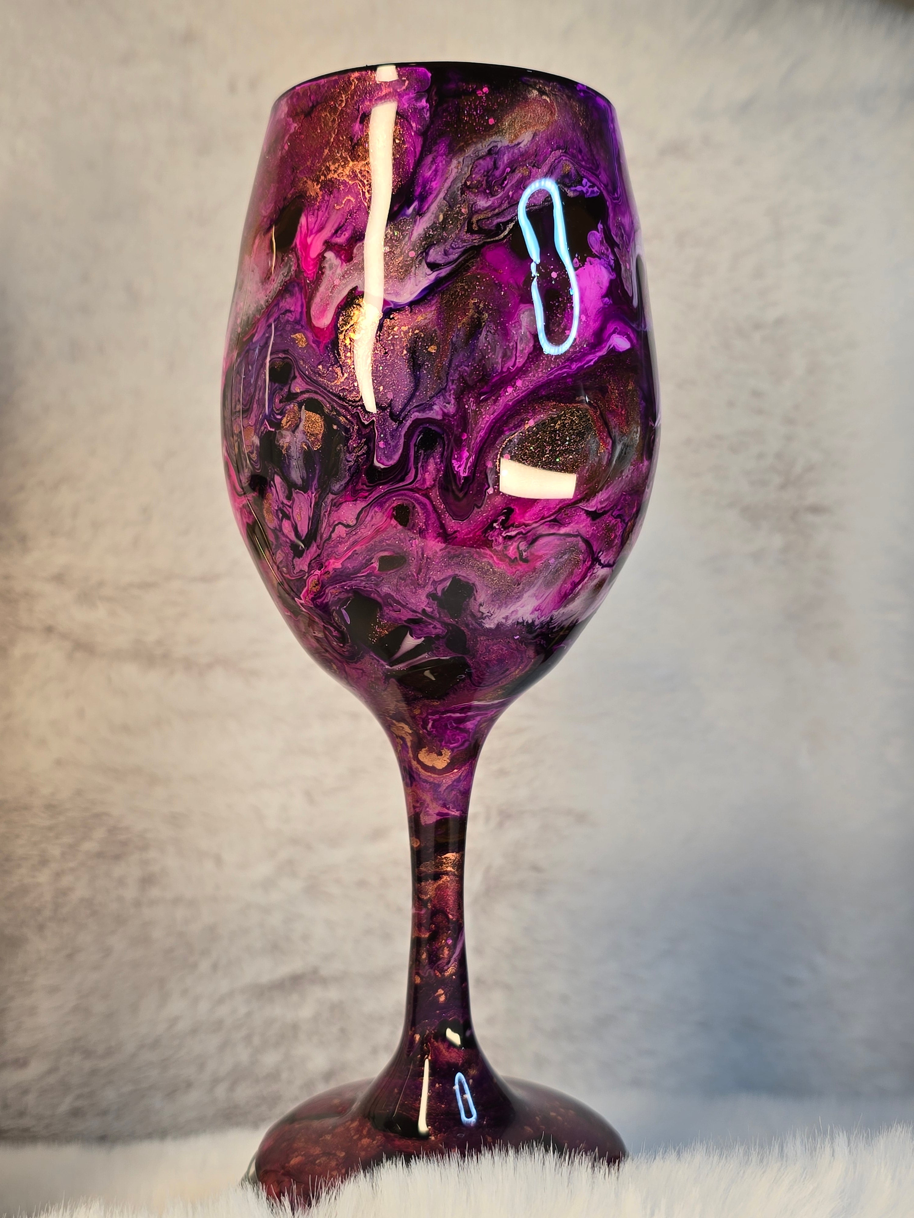 Multicolor Design Wine Glass - Ready to ship