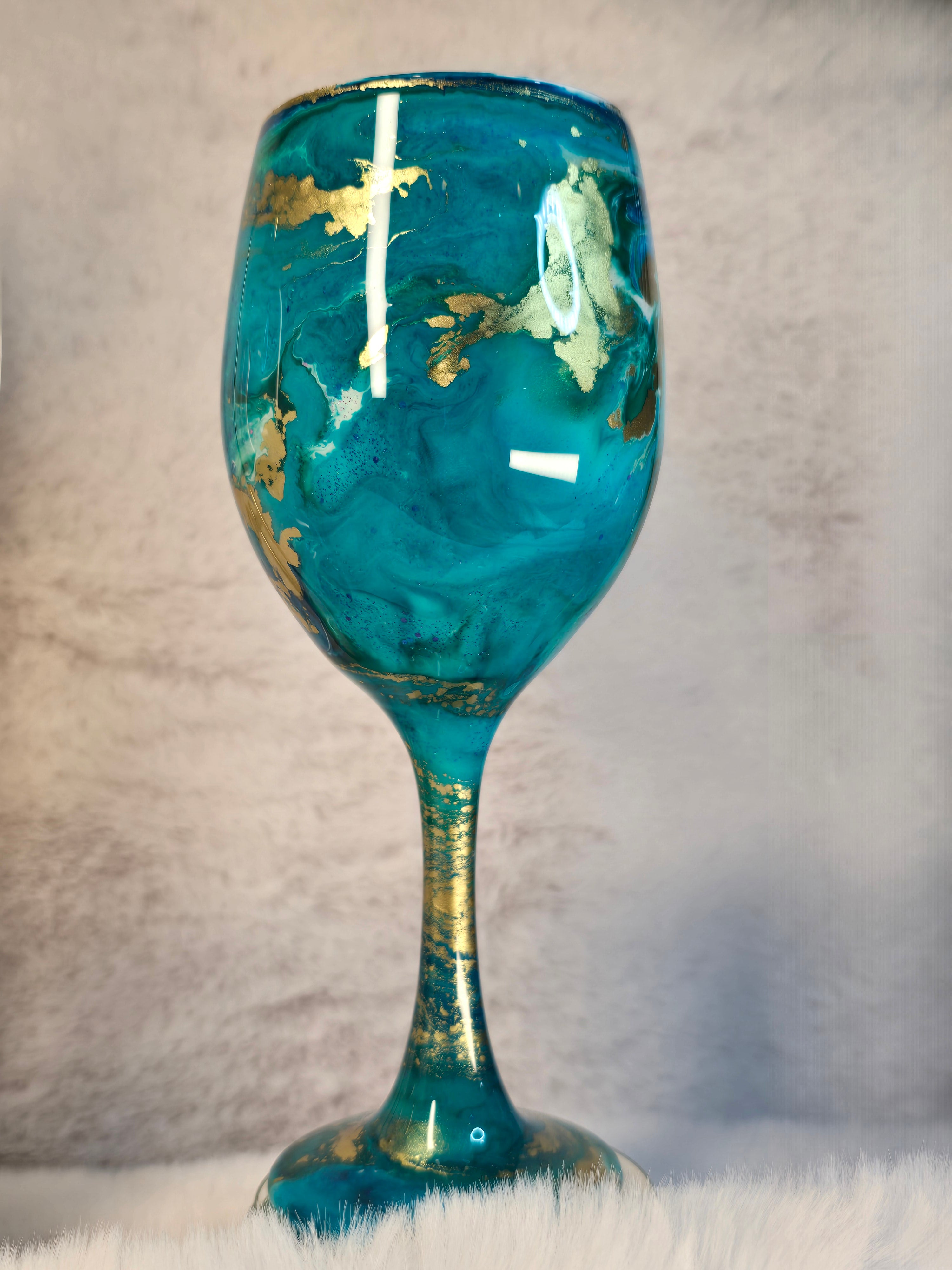 Multicolor Design Wine Glass - Ready to ship