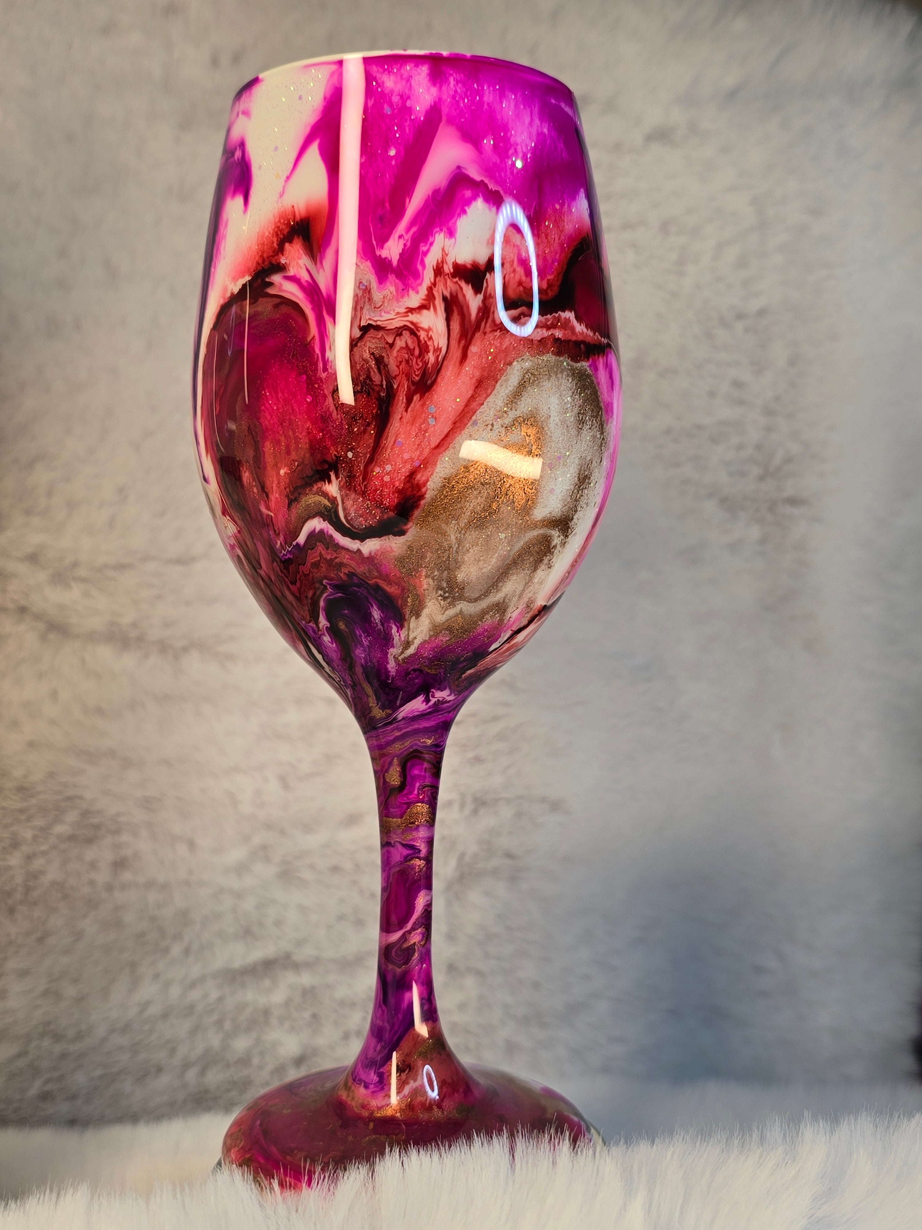 Multicolor Design Wine Glass - Ready to ship