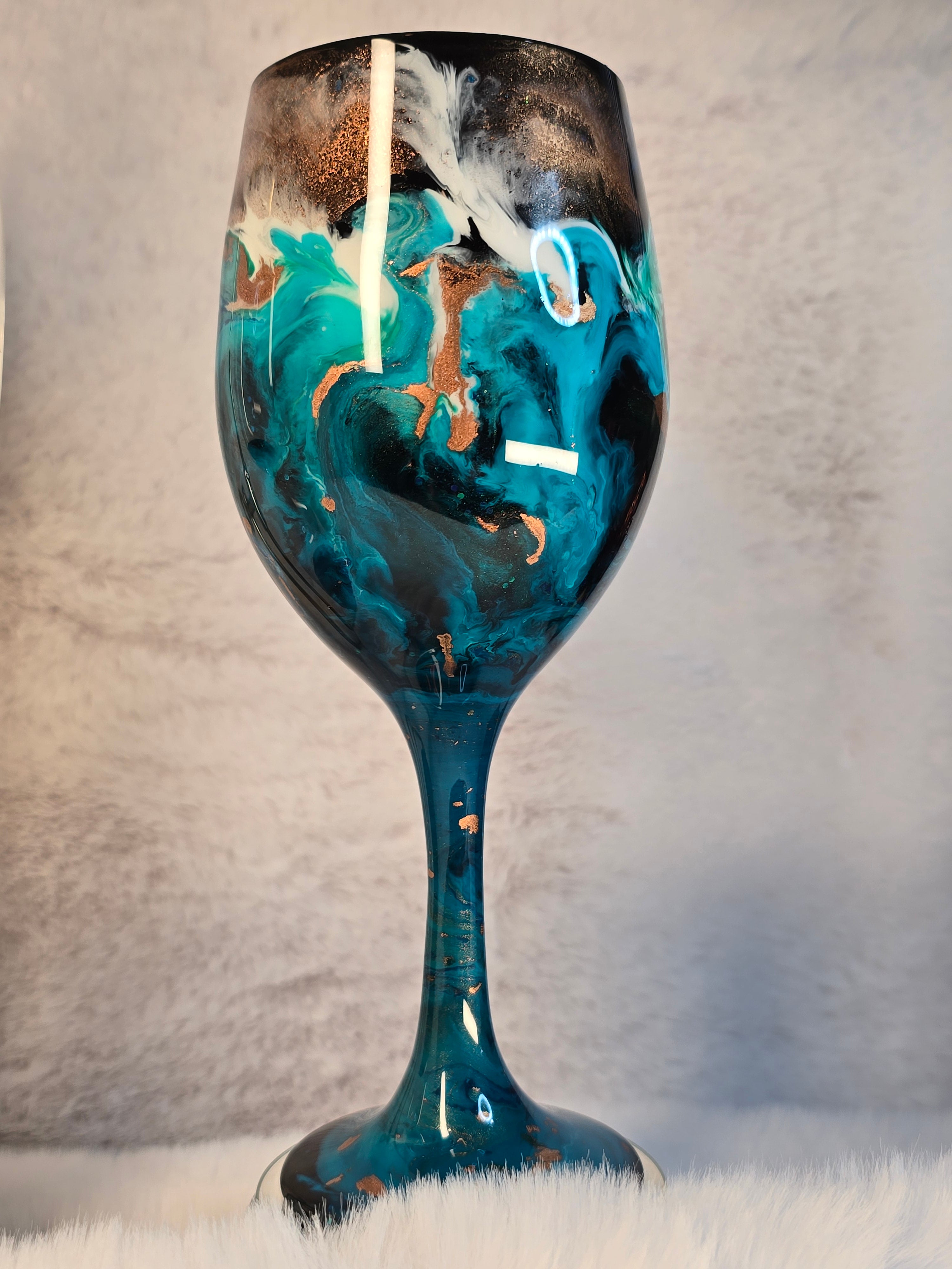 Multicolor Design Wine Glass - Ready to ship