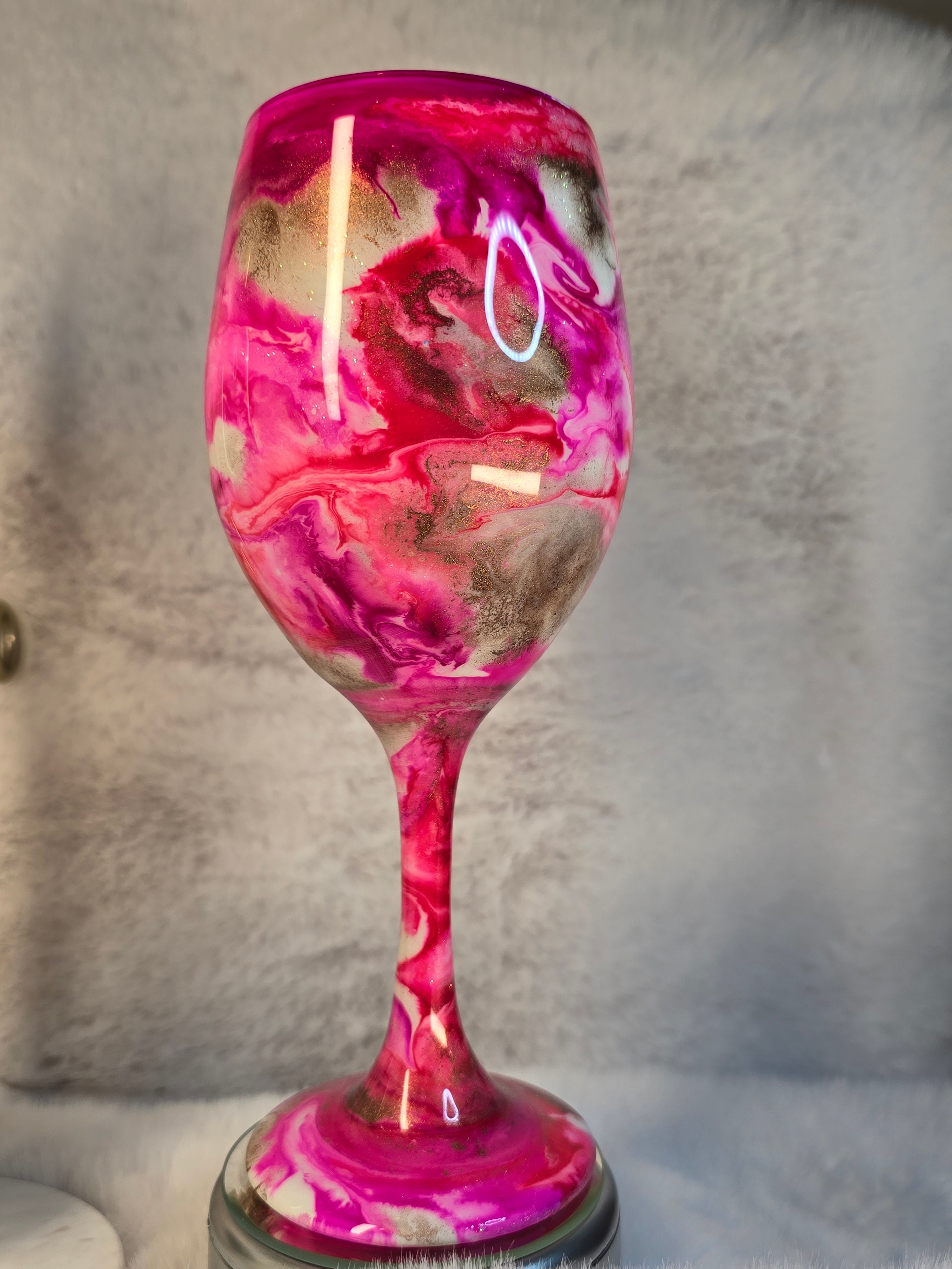 Multicolor Design Wine Glass - Ready to ship