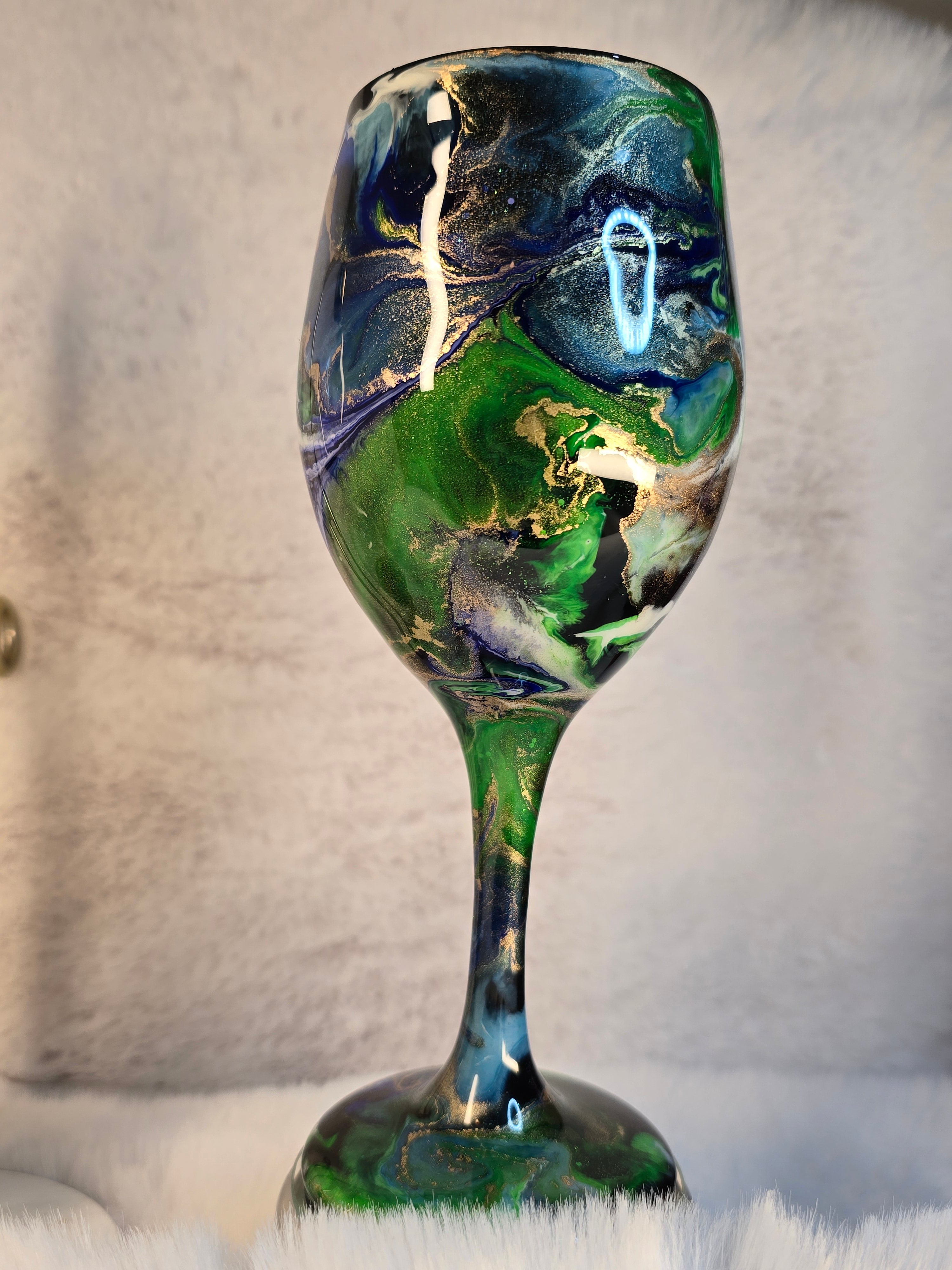 Multicolor Design Wine Glass - Ready to ship
