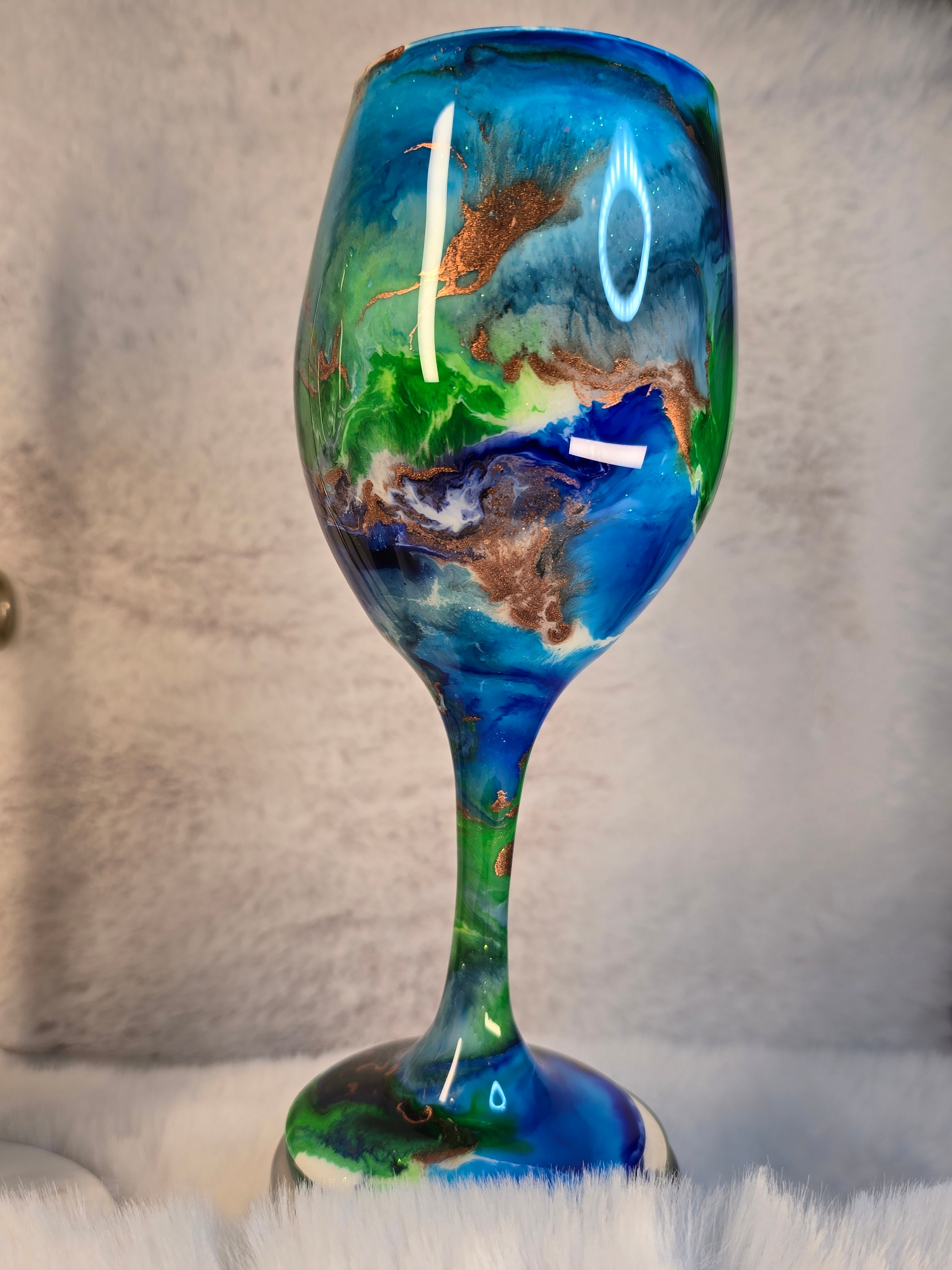 Multicolor Design Wine Glass - Ready to ship